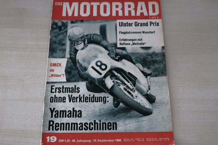 Deckblatt Motorrad (19/1966)