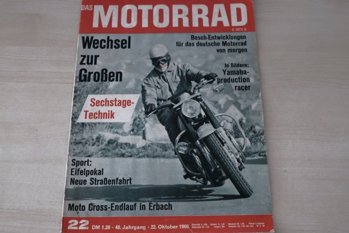 Deckblatt Motorrad (22/1966)