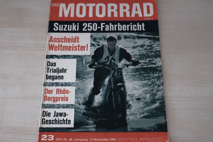 Deckblatt Motorrad (23/1966)
