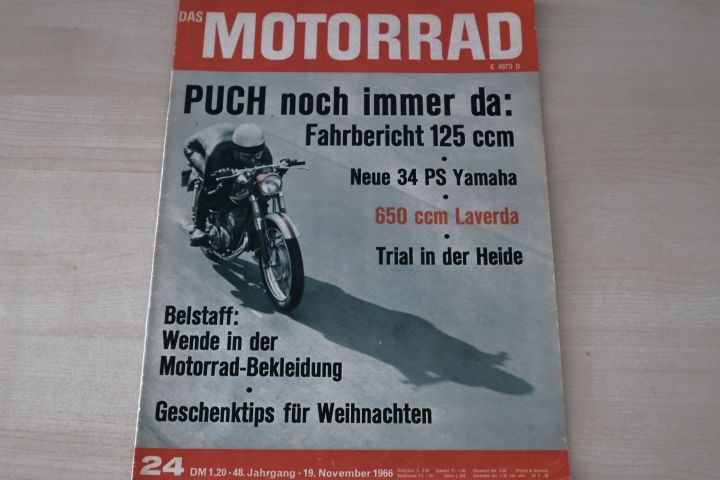 Deckblatt Motorrad (24/1966)