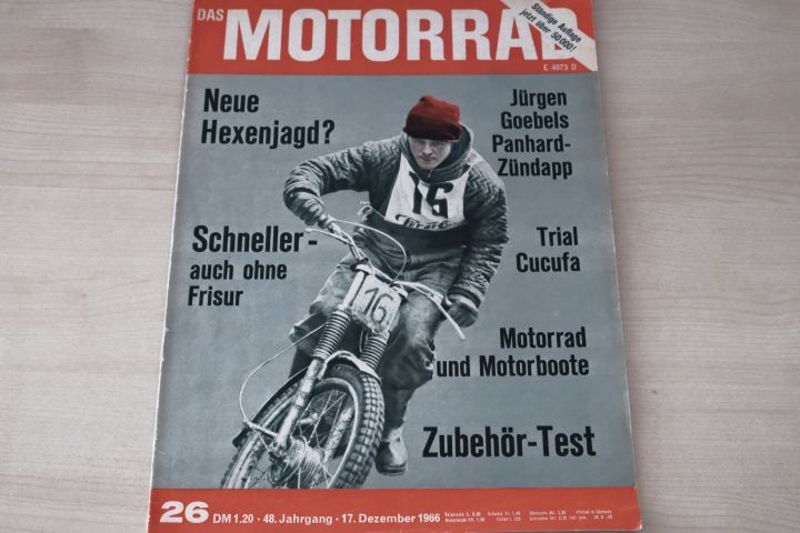 Deckblatt Motorrad (26/1966)
