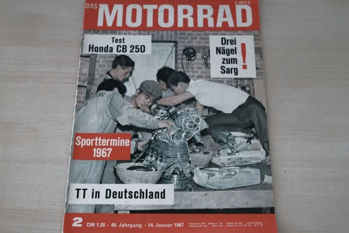 Deckblatt Motorrad (02/1967)