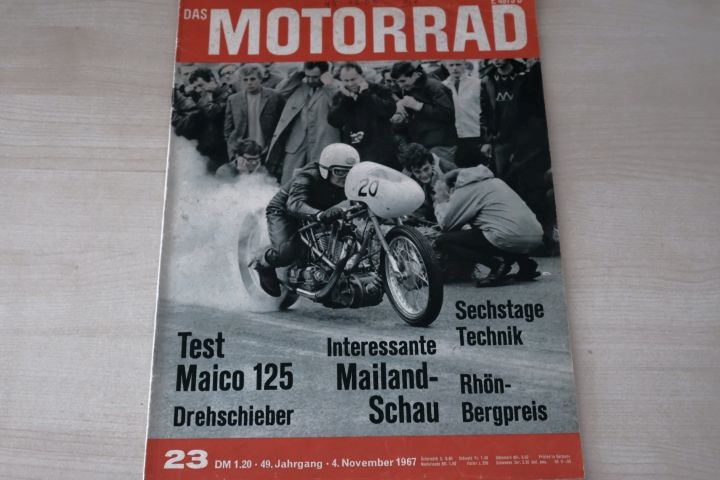 Deckblatt Motorrad (23/1967)
