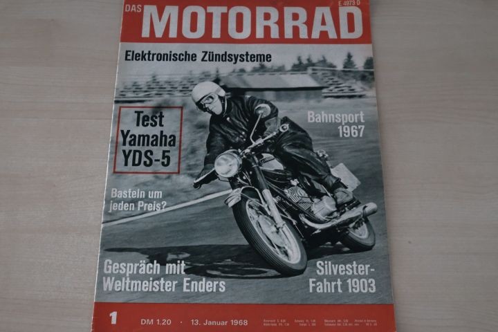 Deckblatt Motorrad (01/1968)