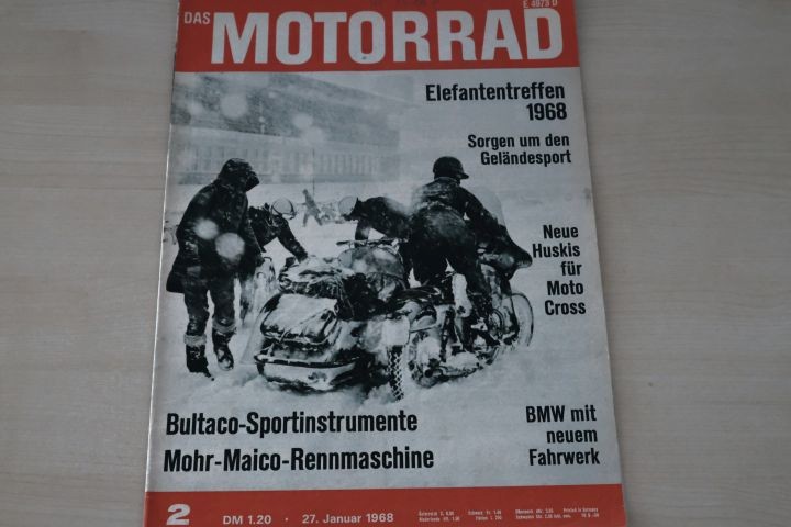 Deckblatt Motorrad (02/1968)