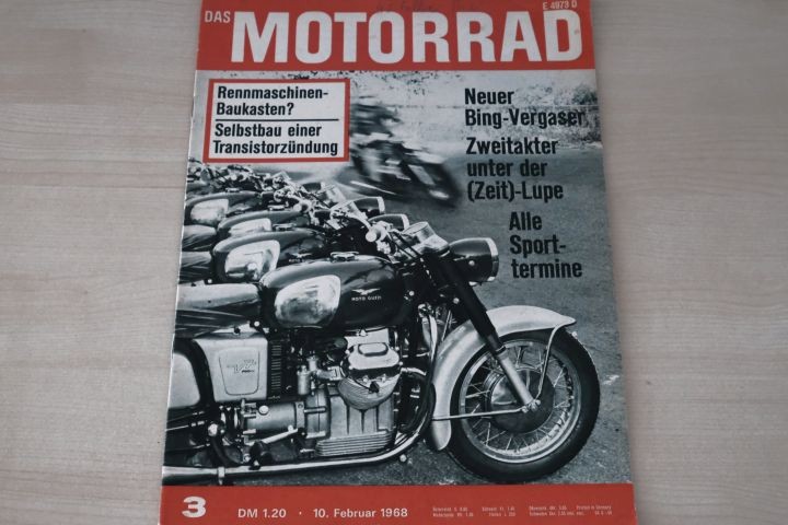 Deckblatt Motorrad (03/1968)