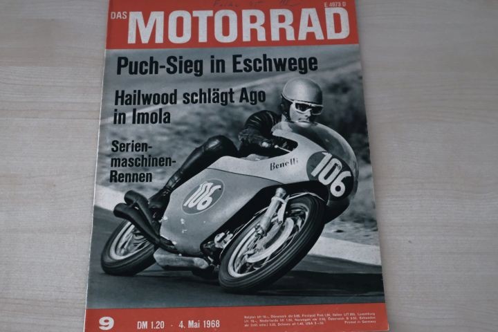 Deckblatt Motorrad (09/1968)
