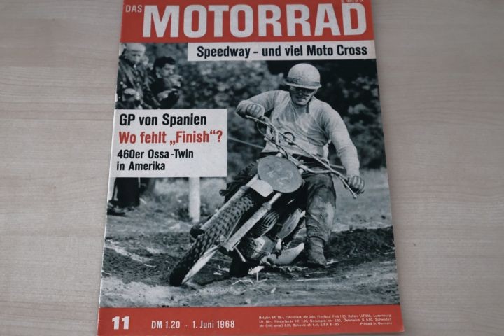 Deckblatt Motorrad (11/1968)