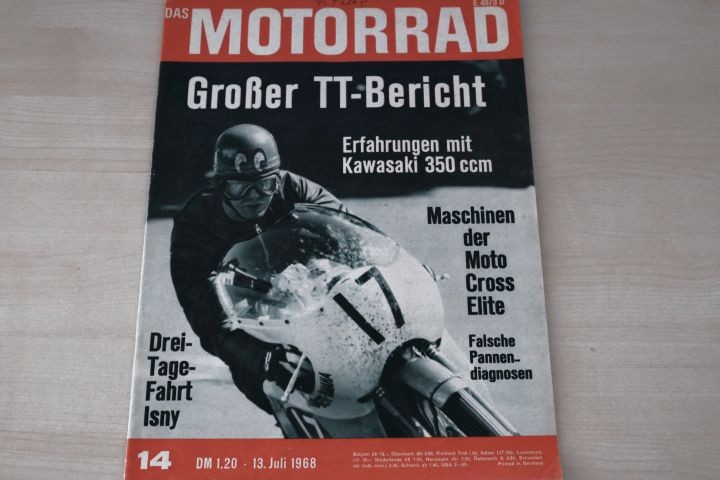 Deckblatt Motorrad (14/1968)