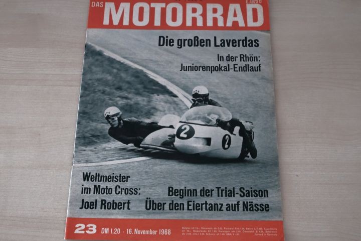 Deckblatt Motorrad (23/1968)