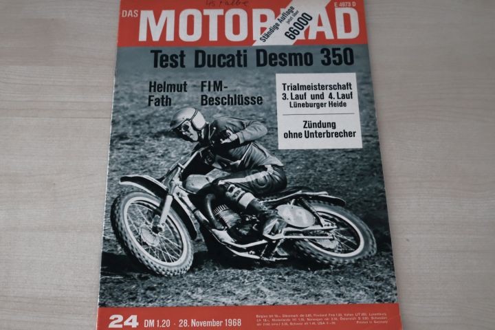 Deckblatt Motorrad (24/1968)