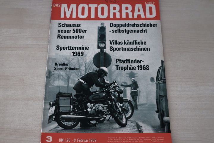 Deckblatt Motorrad (03/1969)