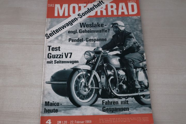 Deckblatt Motorrad (04/1969)