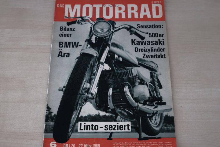 Deckblatt Motorrad (06/1969)