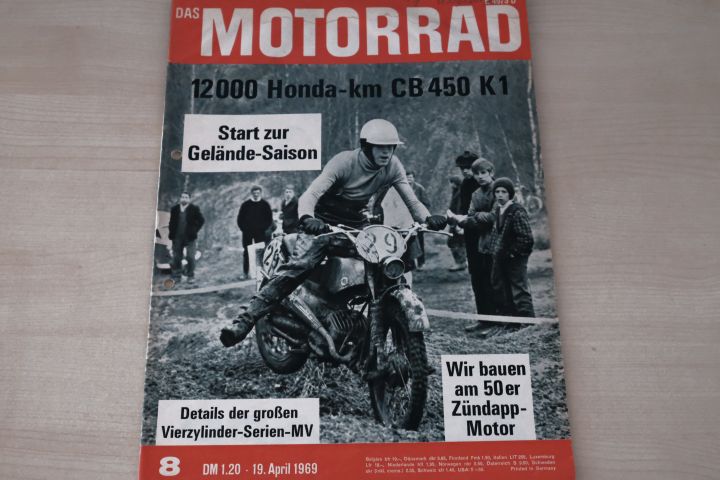 Deckblatt Motorrad (08/1969)