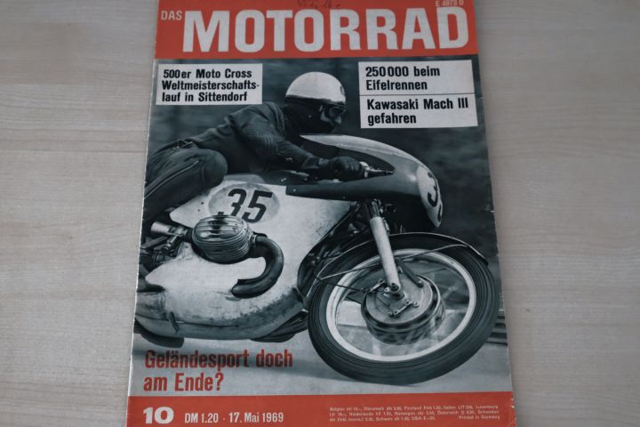 Deckblatt Motorrad (10/1969)