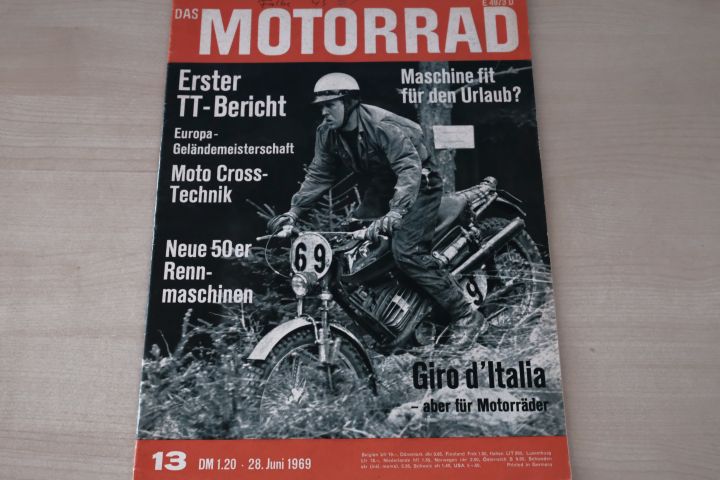 Deckblatt Motorrad (13/1969)