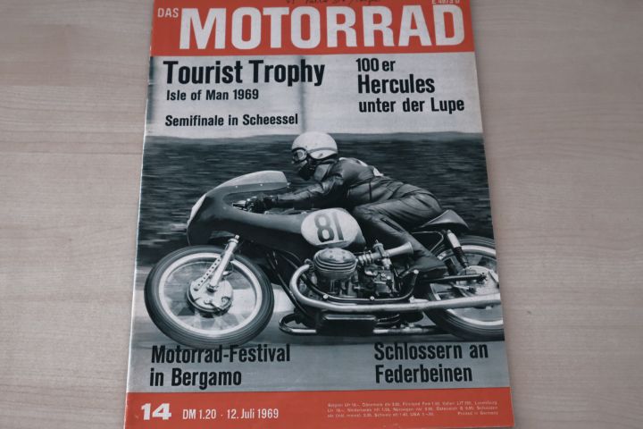 Deckblatt Motorrad (14/1969)