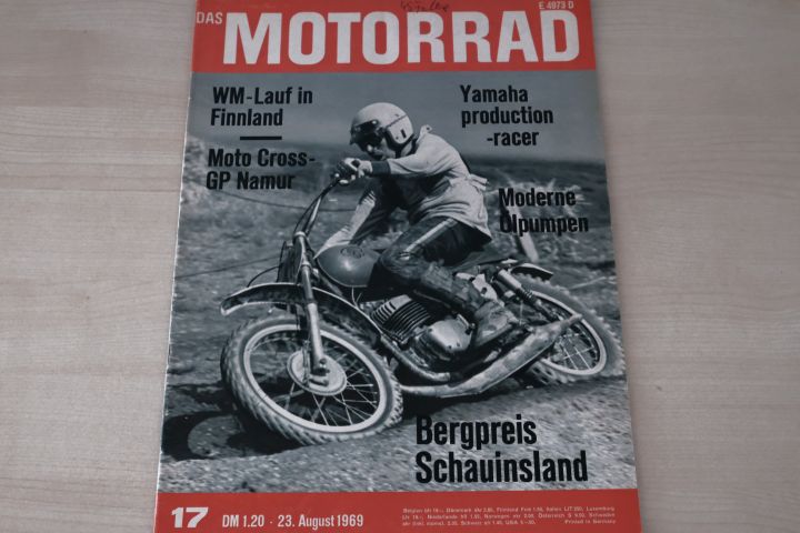 Deckblatt Motorrad (17/1969)