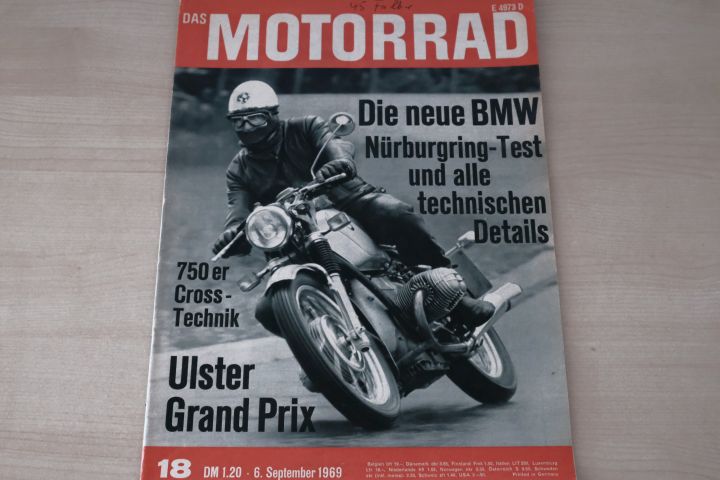 Deckblatt Motorrad (18/1969)