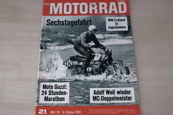 Deckblatt Motorrad (21/1969)