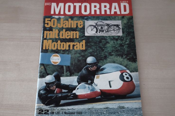 Deckblatt Motorrad (22/1969)