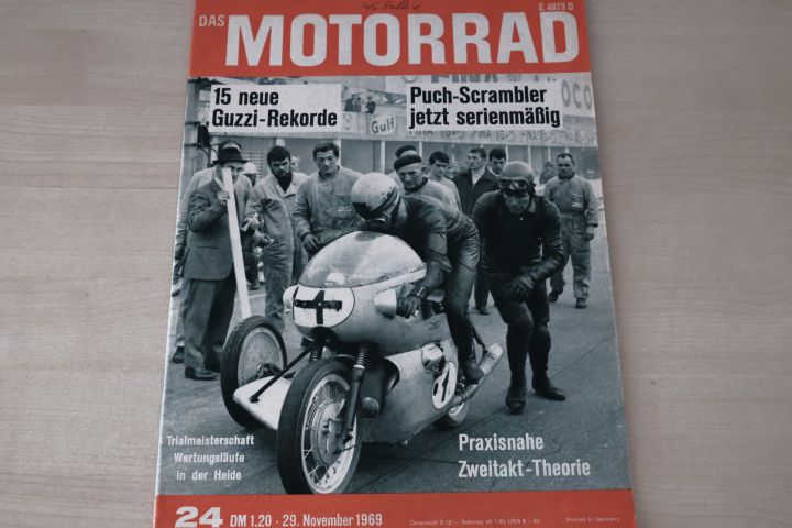 Deckblatt Motorrad (24/1969)