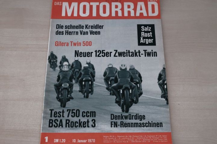 Deckblatt Motorrad (01/1970)