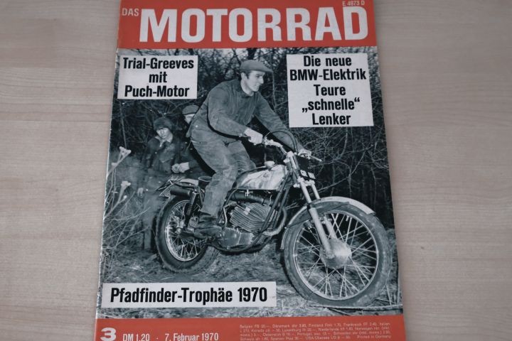 Deckblatt Motorrad (03/1970)