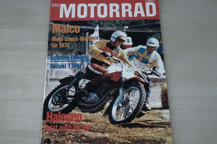 Deckblatt Motorrad (04/1970)