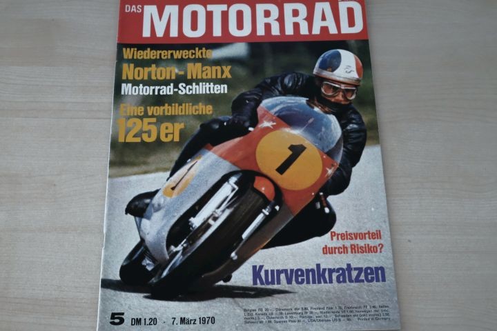 Deckblatt Motorrad (05/1970)