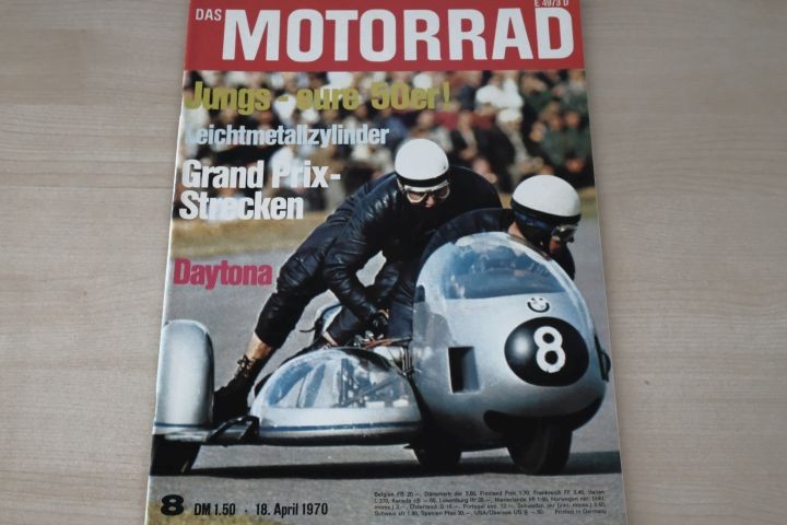 Deckblatt Motorrad (08/1970)