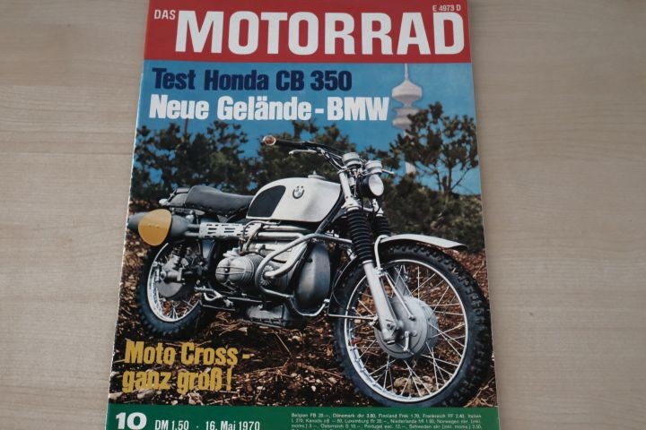 Deckblatt Motorrad (10/1970)