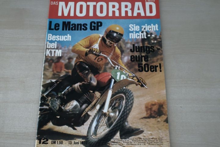 Deckblatt Motorrad (12/1970)