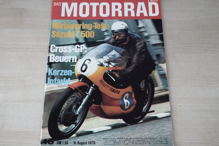 Deckblatt Motorrad (16/1970)