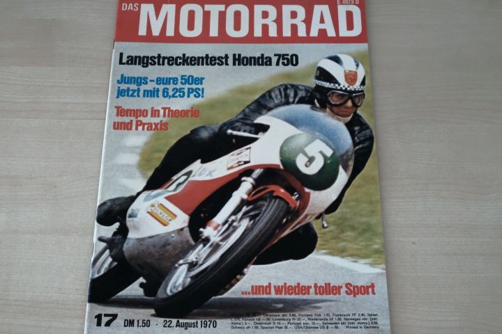 Deckblatt Motorrad (17/1970)
