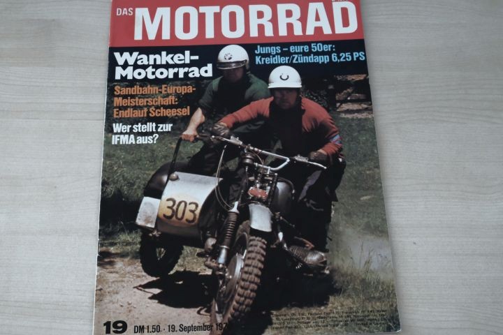 Deckblatt Motorrad (19/1970)