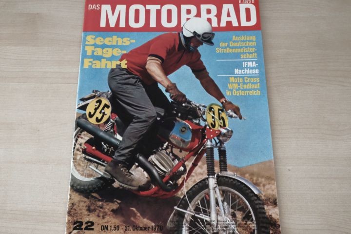 Deckblatt Motorrad (22/1970)