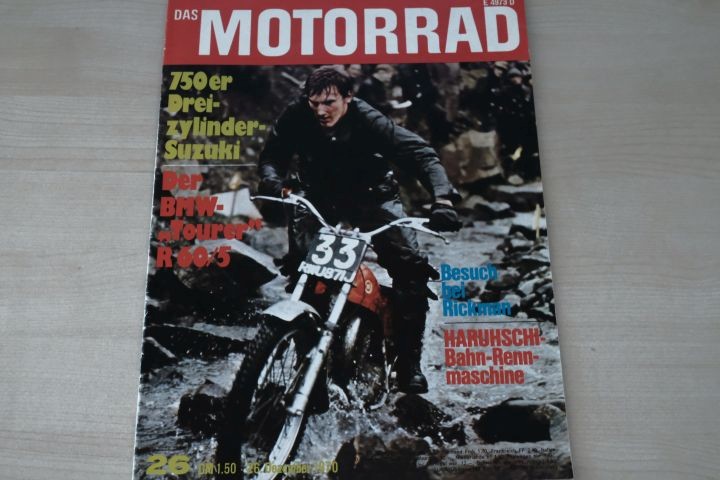 Deckblatt Motorrad (26/1970)
