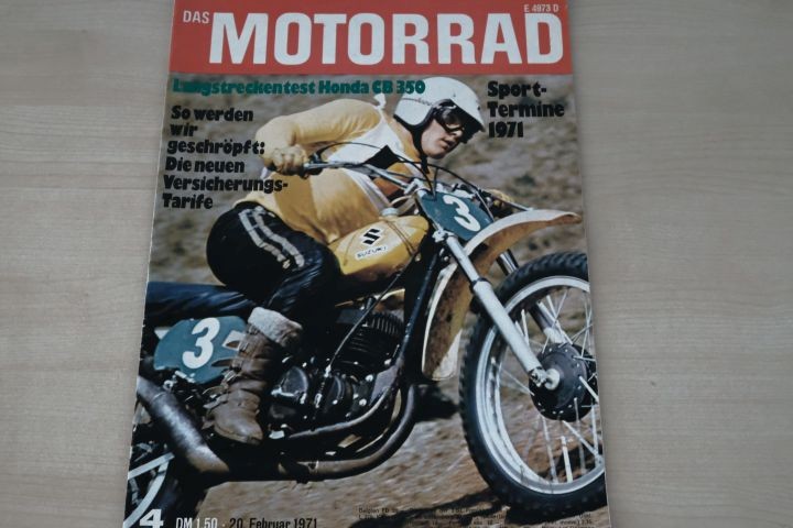 Deckblatt Motorrad (04/1971)