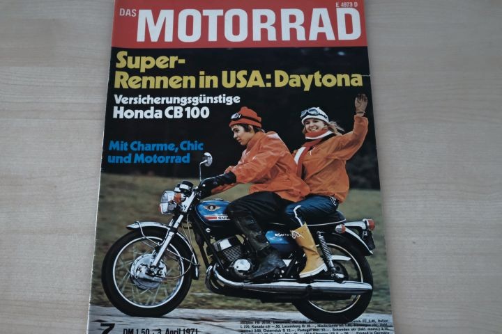 Deckblatt Motorrad (07/1971)