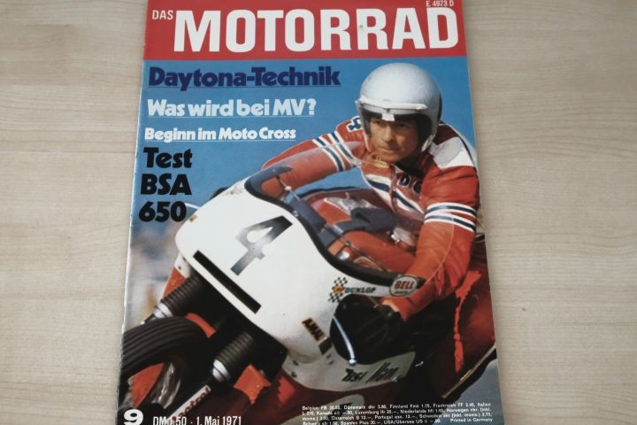 Deckblatt Motorrad (09/1971)