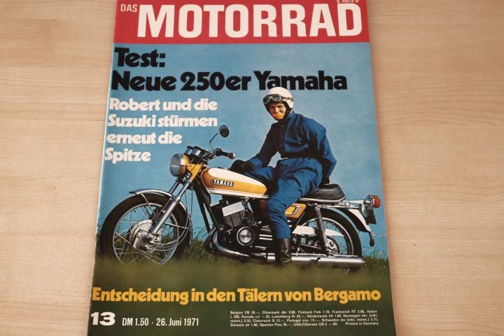 Deckblatt Motorrad (13/1971)