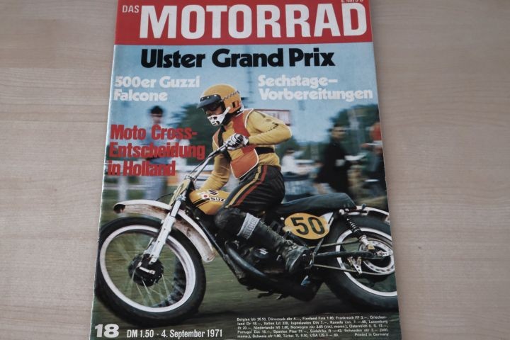 Deckblatt Motorrad (18/1971)