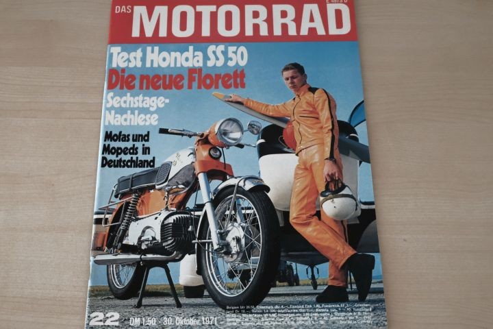 Deckblatt Motorrad (22/1971)