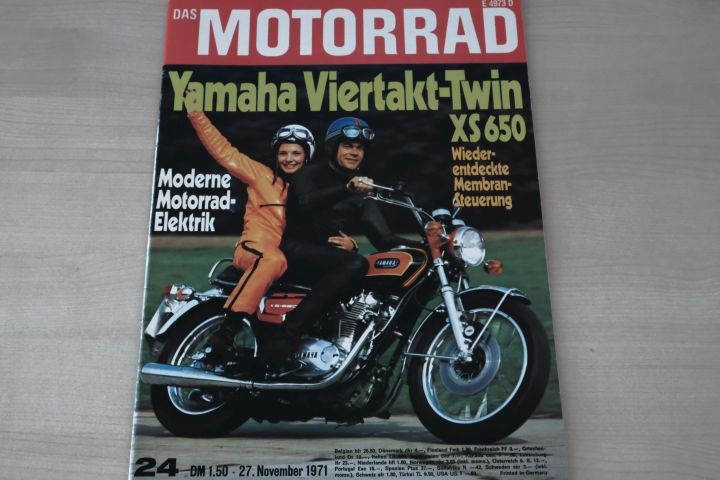 Deckblatt Motorrad (24/1971)
