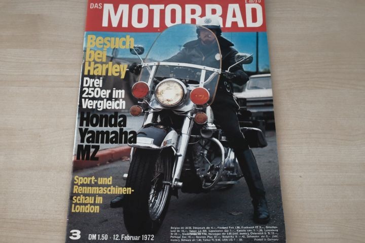 Deckblatt Motorrad (03/1972)