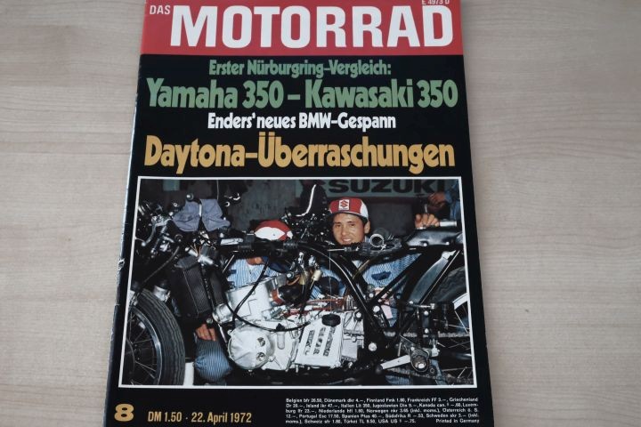 Deckblatt Motorrad (08/1972)