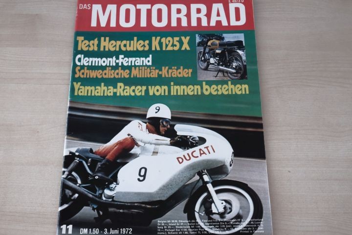 Deckblatt Motorrad (11/1972)