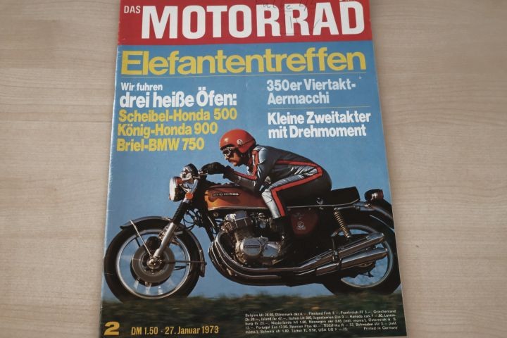 Deckblatt Motorrad (02/1973)